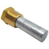 Pencil Anode with Plug 3/4 Plug 78mm x 51mm x 19mm Pencil Anode with Plug 3/4 Plug 78mm x 51mm x 19mm