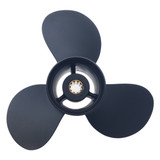 Evinrude 15-35HP Amita 3 Aluminium Propeller side profile Evinrude 15-35HP Amita 3 Aluminium Propeller side profile
