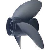 Evinrude 40-140HP Rubex 4 Blade Aluminium Propeller side profile