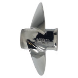 Durable stainless steel propeller for small Johnson outboards