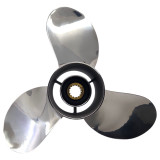 Solas New Saturn stainless steel propeller with traditional rubber hub for Parsun outboards