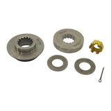 Complete Tohatsu TD-PKT propeller hardware kit with thrust washer, spacer, washers, nut & cotter pin
