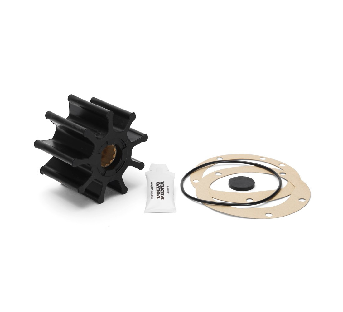 21700445 Water Pump Impeller Kit For Volvo Penta – Includes Impeller, Screws, O-rings (Black)