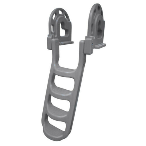 Dockedge Premium 4-Step Swing Up Dock Ladder - Rotomolded