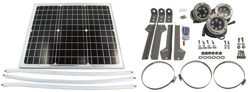 Premium Solar, Heavy Duty Underwater Lights for Dock & Jetty