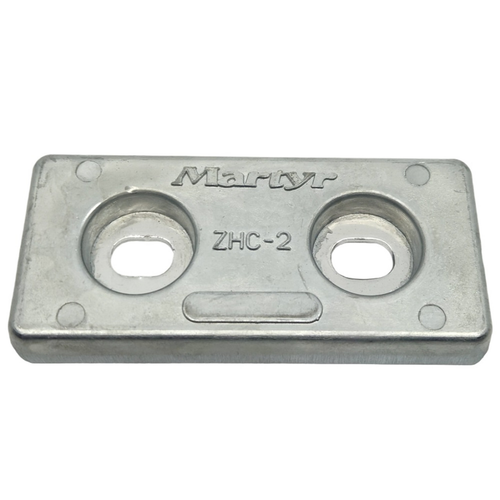 Zinc Hull Plate Anode 146mm x 64mm x 19mm