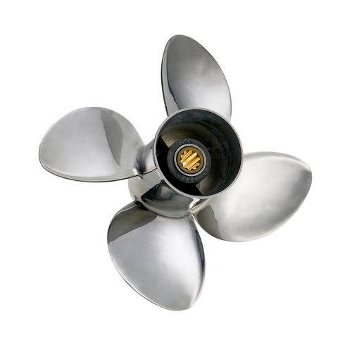 Mercury 25-30HP Stainless Steel 4 Blade Propeller Replacement Solas New Saturn (2 Pitch Options)