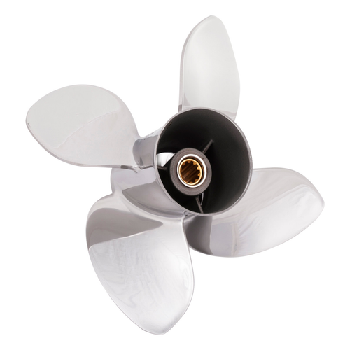 Suzuki Outboard 20-30HP Stainless Steel 4 Blade Propeller Replacement Solas HR Titan 4 (3 Pitch Options)