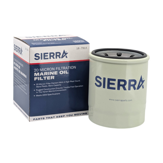 Aftermarket Mercury 35-8M0162830 & 35-8M0065104 Oil Filter Sierra 18-7914