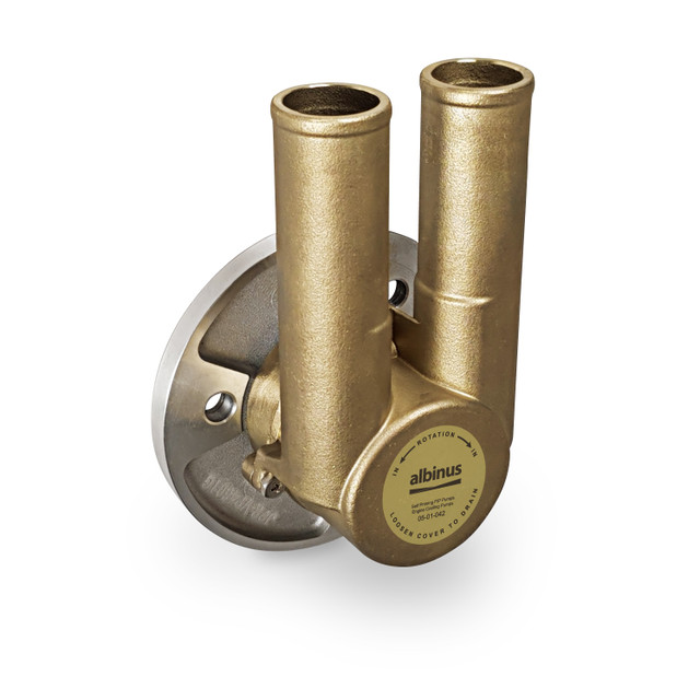Albinus 05-01-042 seawater pump replacing Volvo Penta 21214601 for 8.1L marine engines