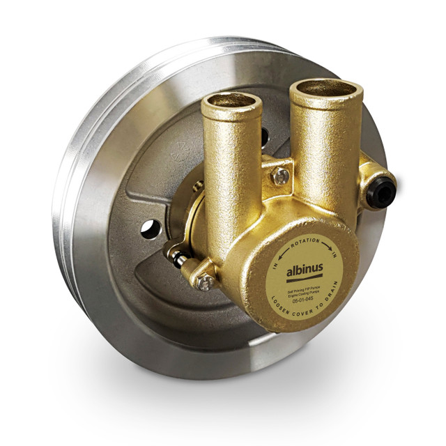 Albinus 05-01-045 seawater pump replacing Volvo Penta 21255090 for 5.0GL marine engines