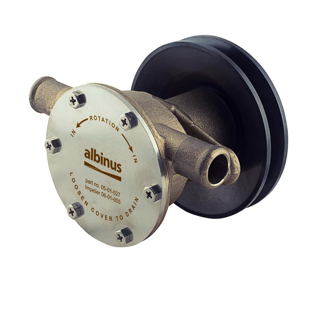 Albinus 05-01-027 seawater pump replacing Yanmar 128397-42500 and 128990-42500