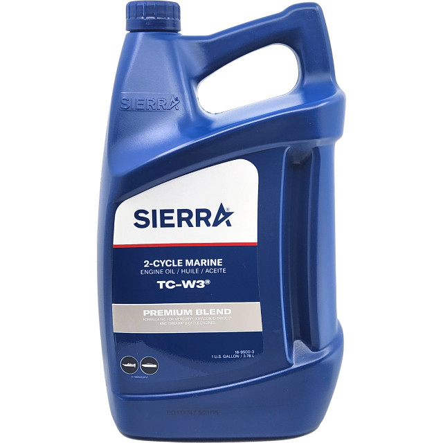 Sierra 18-9500-3 TC-W3 Premium Blend 2 Stroke Oil 3.78L - front container and product label