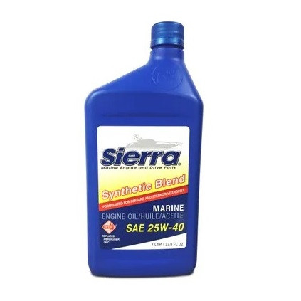 Sierra 18-9440-8 25W-40 FC-W Synthetic Blend 4-Stroke O/B Oil - 946ml