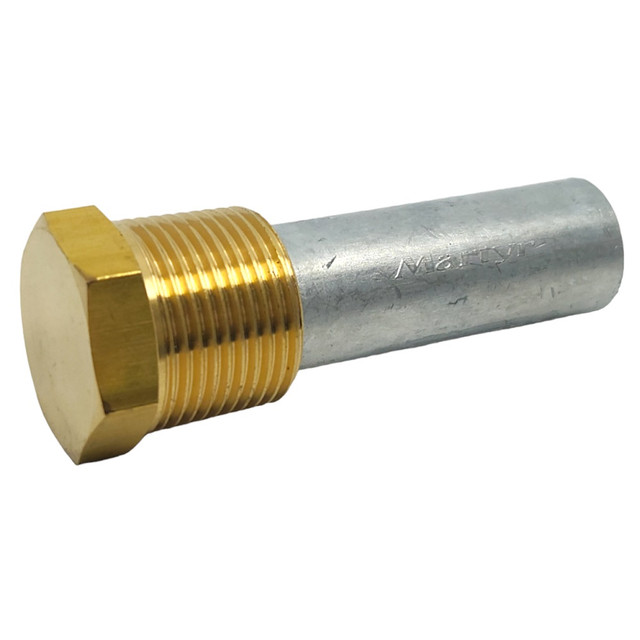 Pencil Anode with Plug 3/4 Plug 78mm x 51mm x 19mm Pencil Anode with Plug 3/4 Plug 78mm x 51mm x 19mm