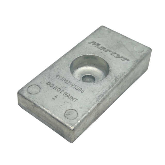 Aftermarket Honda 41109-ZW1-B00 Zinc Wedge Block Anode Aftermarket Honda 41109-ZW1-B00 Zinc Wedge Block Anode