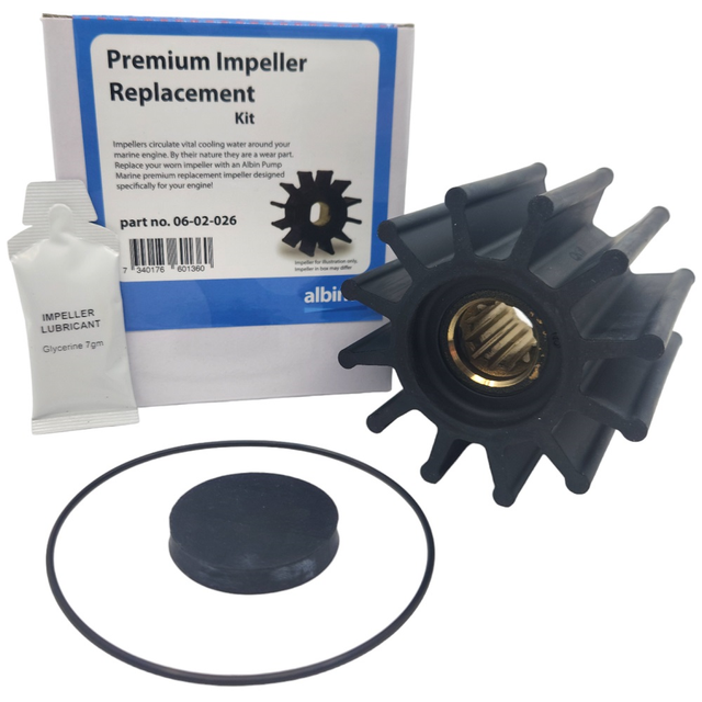 Albinus Sherwood 27000K Cummins 3974456 replacement seawater impeller kit