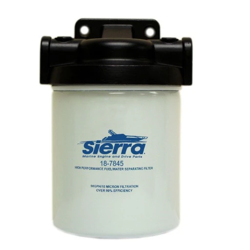Sierra 18-7852-1 Mercruiser 21 Micron Fuel Water Separator Kit - complete kit contents