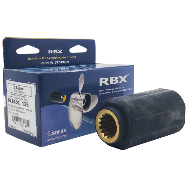 RBX-126 Johnson 140HP 4-Stroke Rubex Propeller Hub Kit front view RBX-126 Johnson 140HP 4-Stroke Rubex Propeller Hub Kit front view
