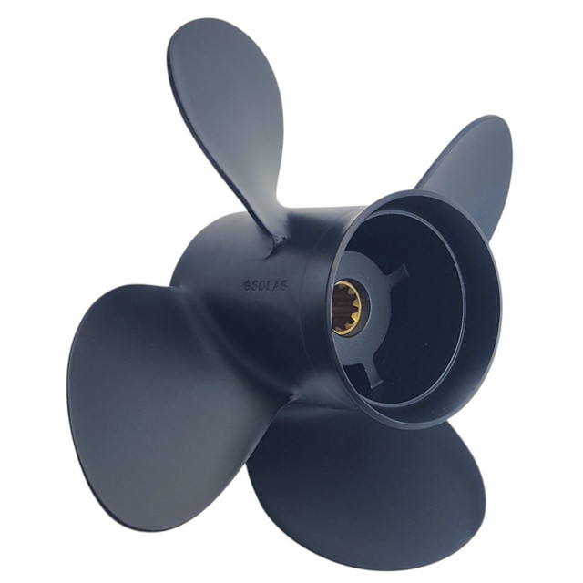 Johnson 25-30HP Solas Amita 4 aluminium 4-blade replacement propeller