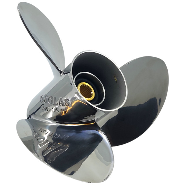 Johnson Outboard 45-140HP Titan 3 Stainless Steel Replacement Propeller (4 Pitch Options)