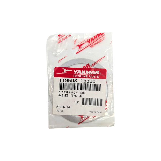 Yanmar Genuine 119593-18800 Turbocharger Outlet Gasket