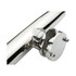 Adjustable 316G stainless steel rod holder by Relaxn with hard plastic insert and rubber rail protectors for boats