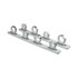 Relaxn 4 Rod Holder Storage Rack with polished 316G stainless steel, nylon, and polyboard construction for vertical or horizontal rod storage
