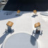 AquaChocks foredeck chocks installed on a yacht foredeck