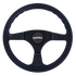 Multiflex Alpha Marine Steering Wheel – Premium 350mm 3-Spoke Boat Steering Wheel Replacement (Replaces Seastar SW59201P)
