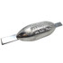 CM3-93-15S - Oval Anode With 295mm Strap Zinc 208 x 76 x 38mm