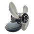 High-performance stainless steel propeller with traditional rubber hub for 25-30HP Mariner engines