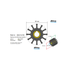 Sherwood 15000K replacement impeller kit for Cummins marine engines