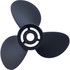 Evinrude 90-300HP Rubex 3 Aluminium RH Propeller blade close up