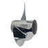 Durable stainless steel propeller with traditional rubber hub for Johnson outboards