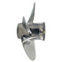 Stainless steel propeller with large ear blade design for acceleration