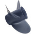 Solas Rubex 3 Plus LH aluminium propeller for E category Mariner outboards with RBX hub kit