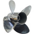 Mariner 90-300HP Rubex L4 LH stainless steel propeller