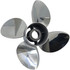 SOLAS Rubex HR 4 Left-Hand Stainless Steel Propeller for Honda Outboards