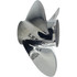 Solas Rubex L3 right-hand stainless propeller for Volvo Penta SX sterndrives