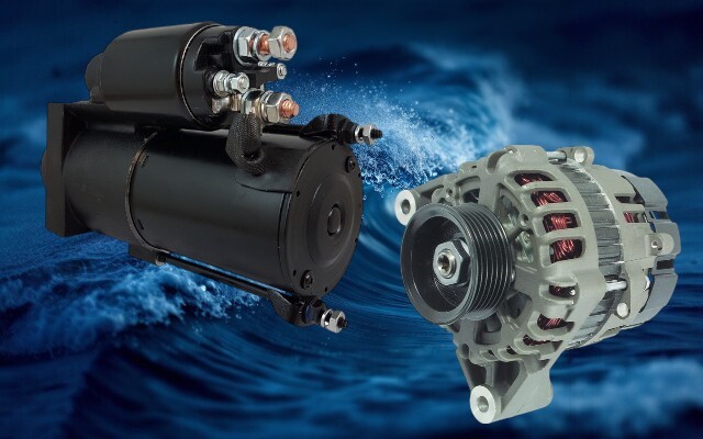 Marine charging and starting systems OEM replacement