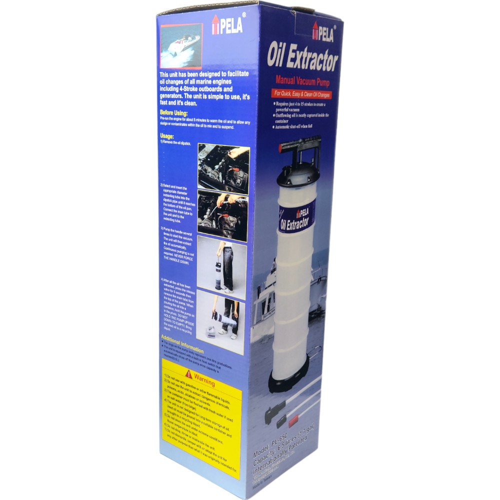 Pela 650 6.5L Oil Extraction Vacuum Pump Boaters World