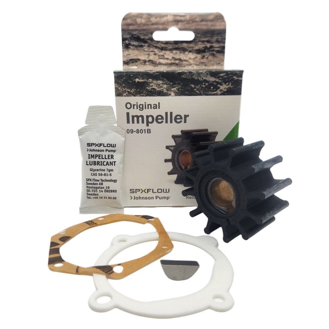 Genuine SPX Johnson 09-801B Volvo Penta 21951350 Seawater Impeller ...