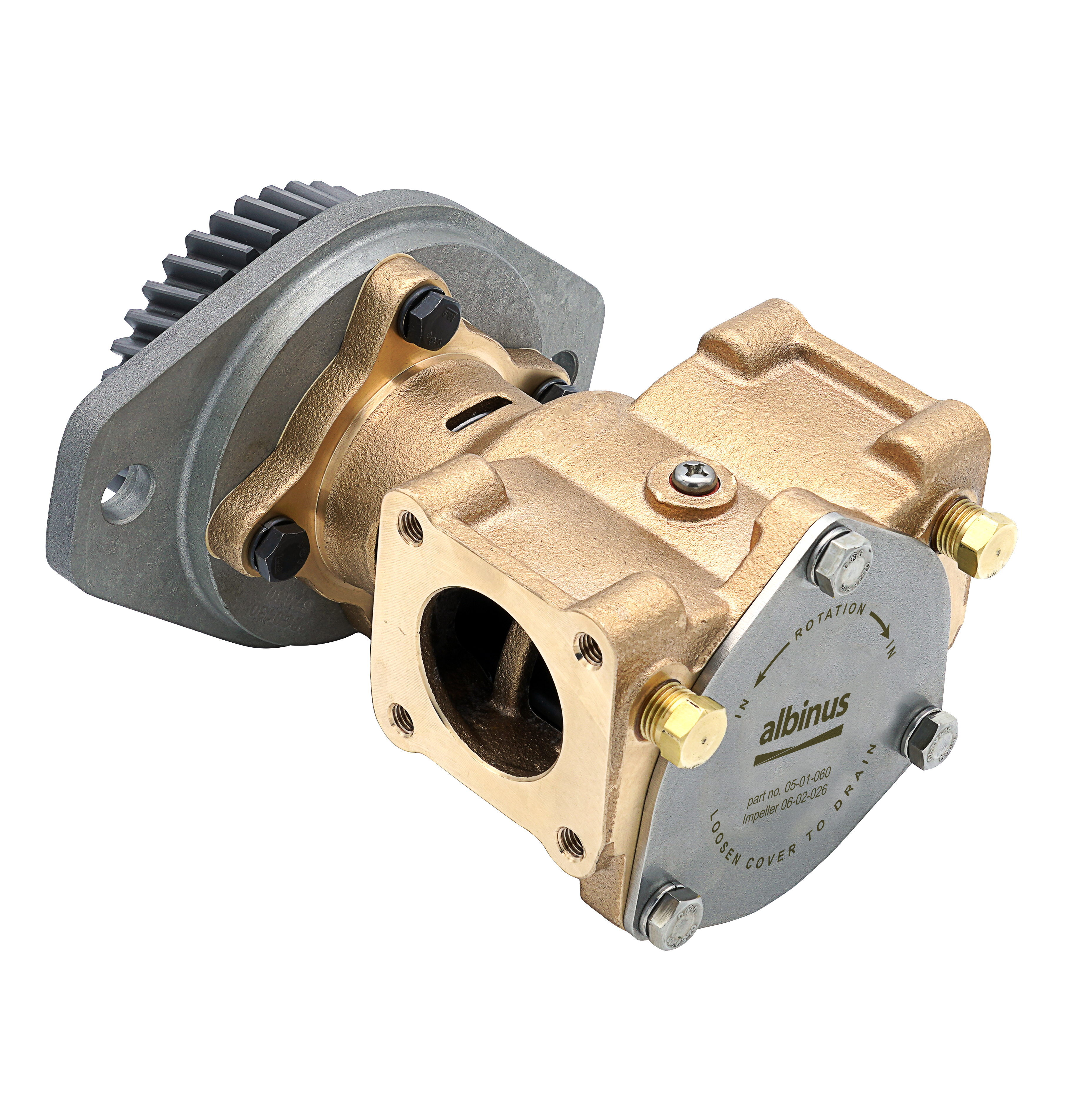 Sherwood Raw Water Pump - Cummins Diesel - P1730C