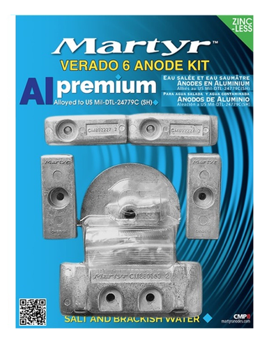 Aftermarket Mercury 97-8M0126671 6 Cylinder 200-300HP Aluminium