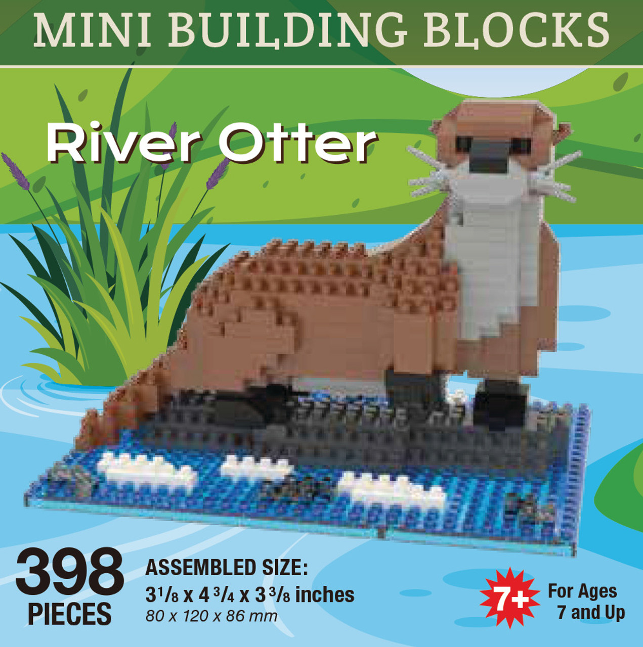 Mini Building Blocks River Otter
