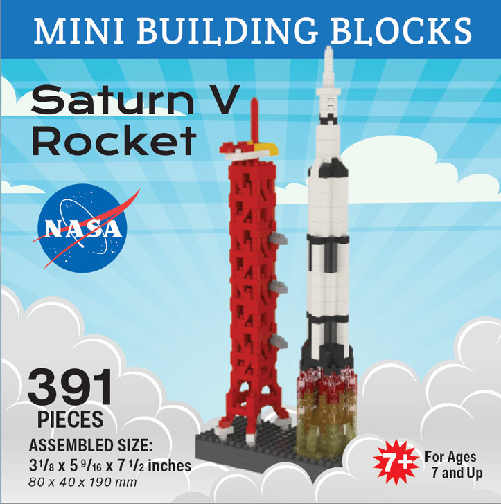 Mini Building Blocks Saturn V Rocket