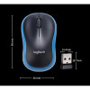 Logitech M185 Wireless Mouse, 2.4GHz with USB Mini Receiver, 1000 DPI Optical Tracking(Grey color)