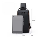 SNESH-Multifunctional Waterproof Fashion High Quality Password Shoulder Usb Slingbag Sport Crossbody Sling Chest Bag for Men