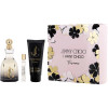 Jimmy Choo I Want Choo Eau De Parfum Spray 3.3 oz & Body Lotion 3.3 oz & Eau De Parfum Spray 0.25 oz Mini
